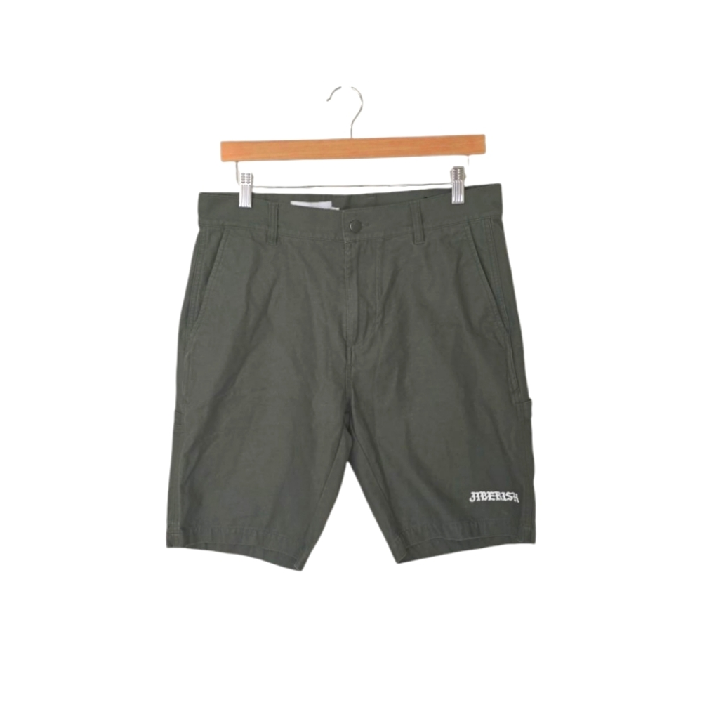 Jiberish Forest Green Carpenter Shorts Men's Medium Skater